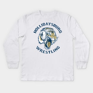 Hollidaysburg Wrestling Kids Long Sleeve T-Shirt